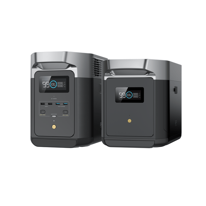 EcoFlow US EcoFlow DELTA 2 Portable Power Station + DELTA Max Smart Extra Battery EcoFlow DELTA 2 + DELTA Max Smart Extra Battery